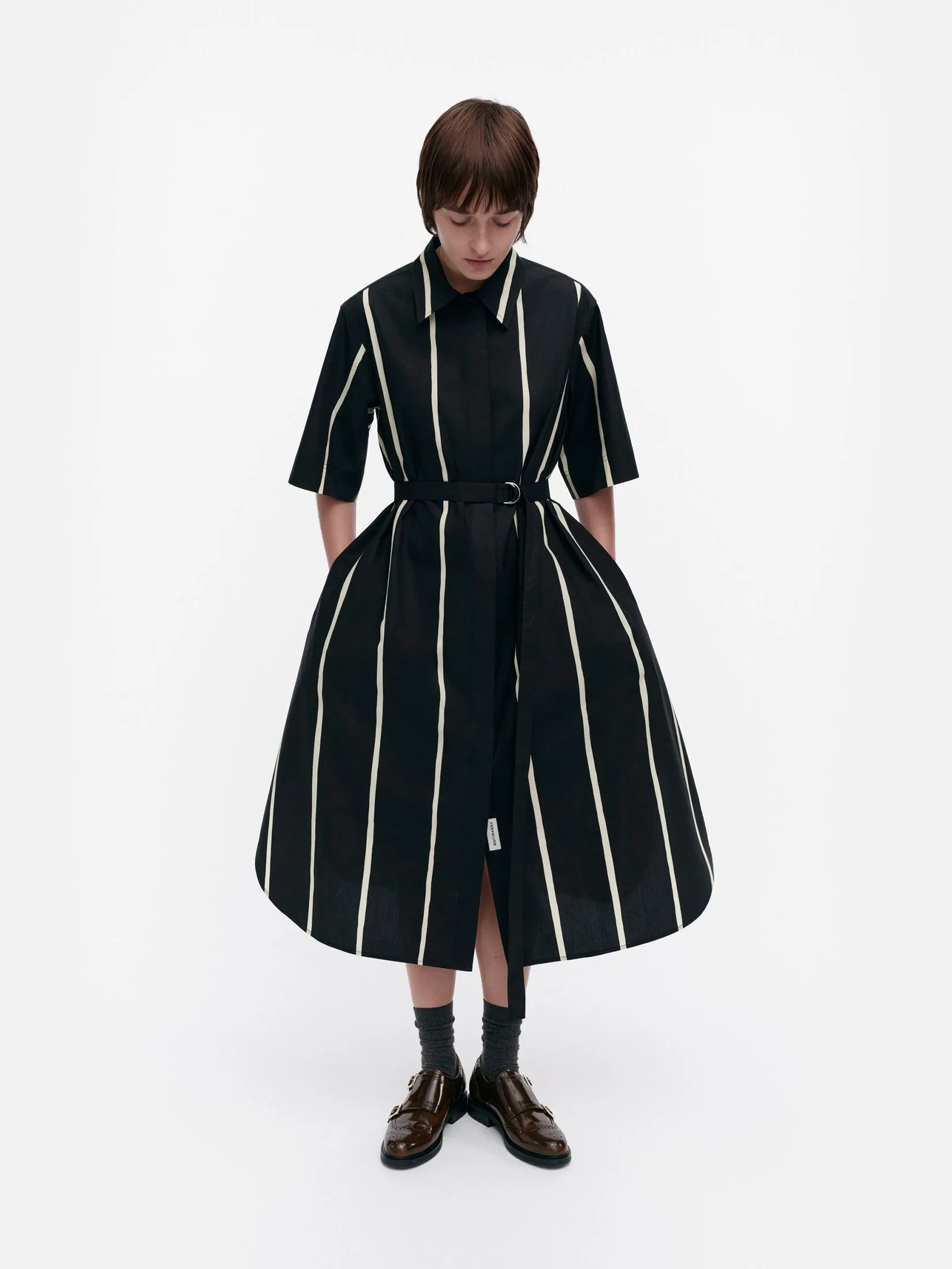 MARIMEKKO BLACK WOMAN PAPERI PUHVELI DRESS DRESS