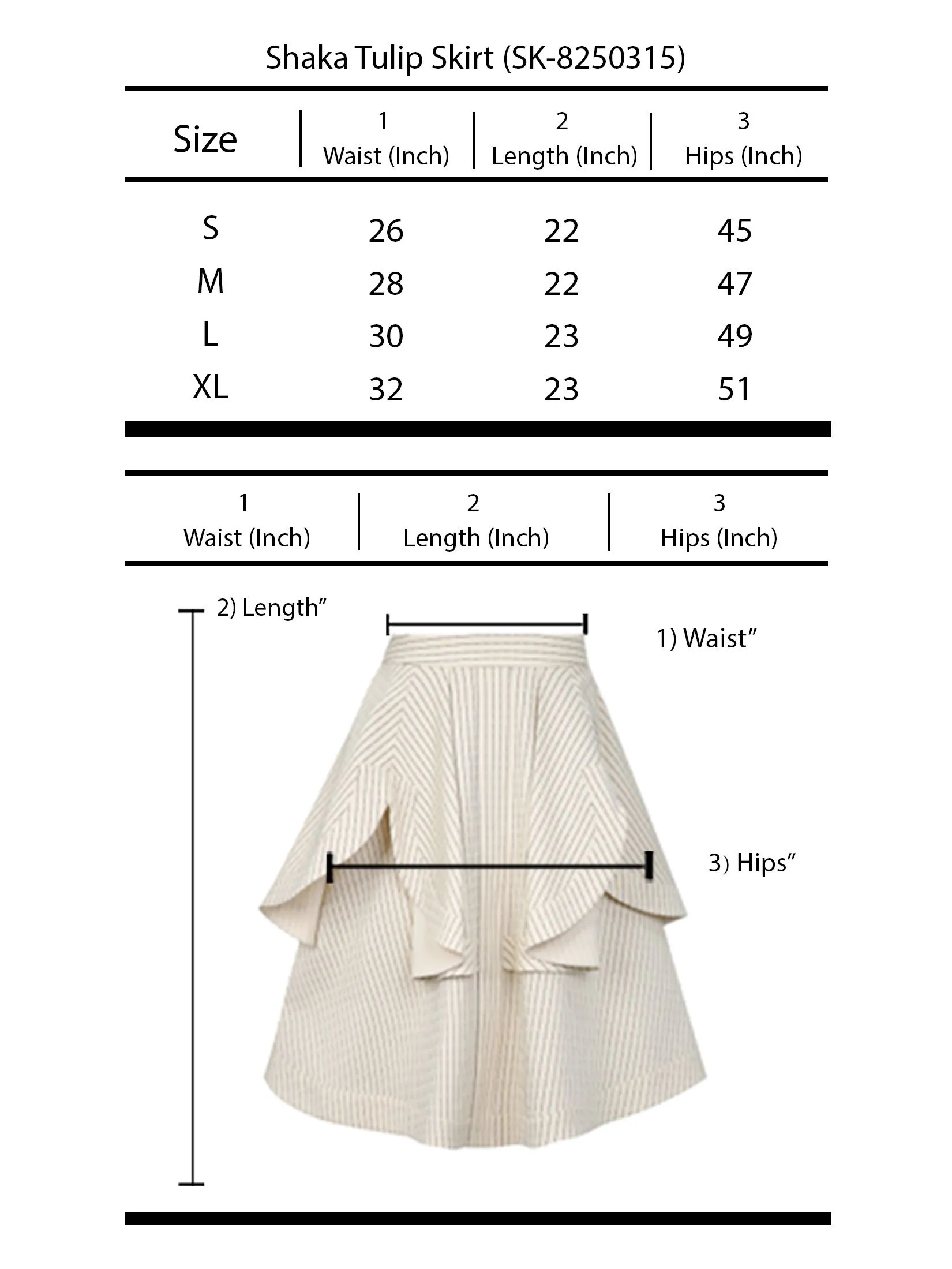 SHAKA Woman Skirt Tulip Beige