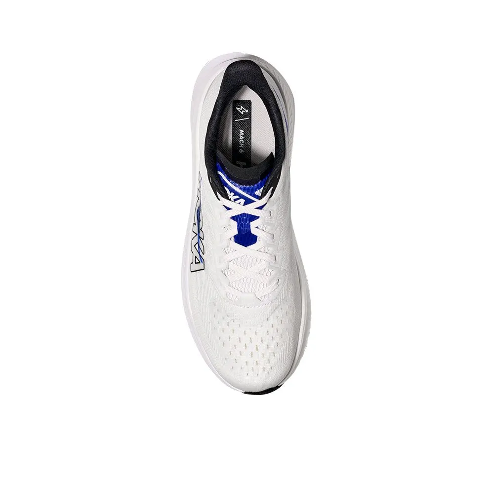 HOKA Men Running Shoes Mach 6 White - HO229SH330EETH