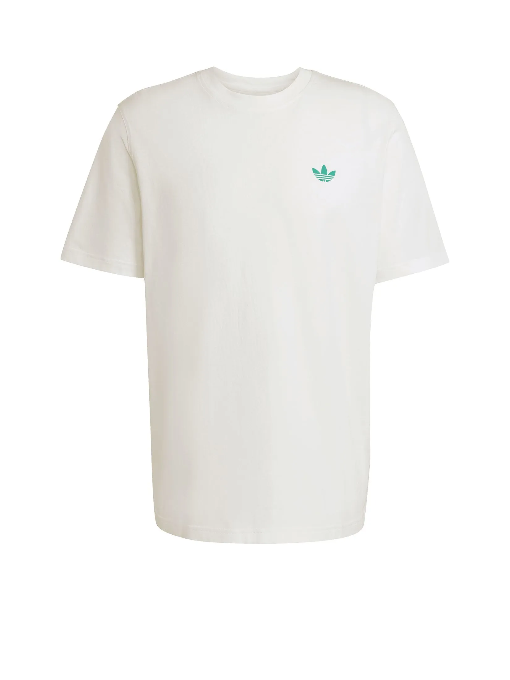 ADIDAS Men T-Shirt Loose Retro Orange GFX Ivory