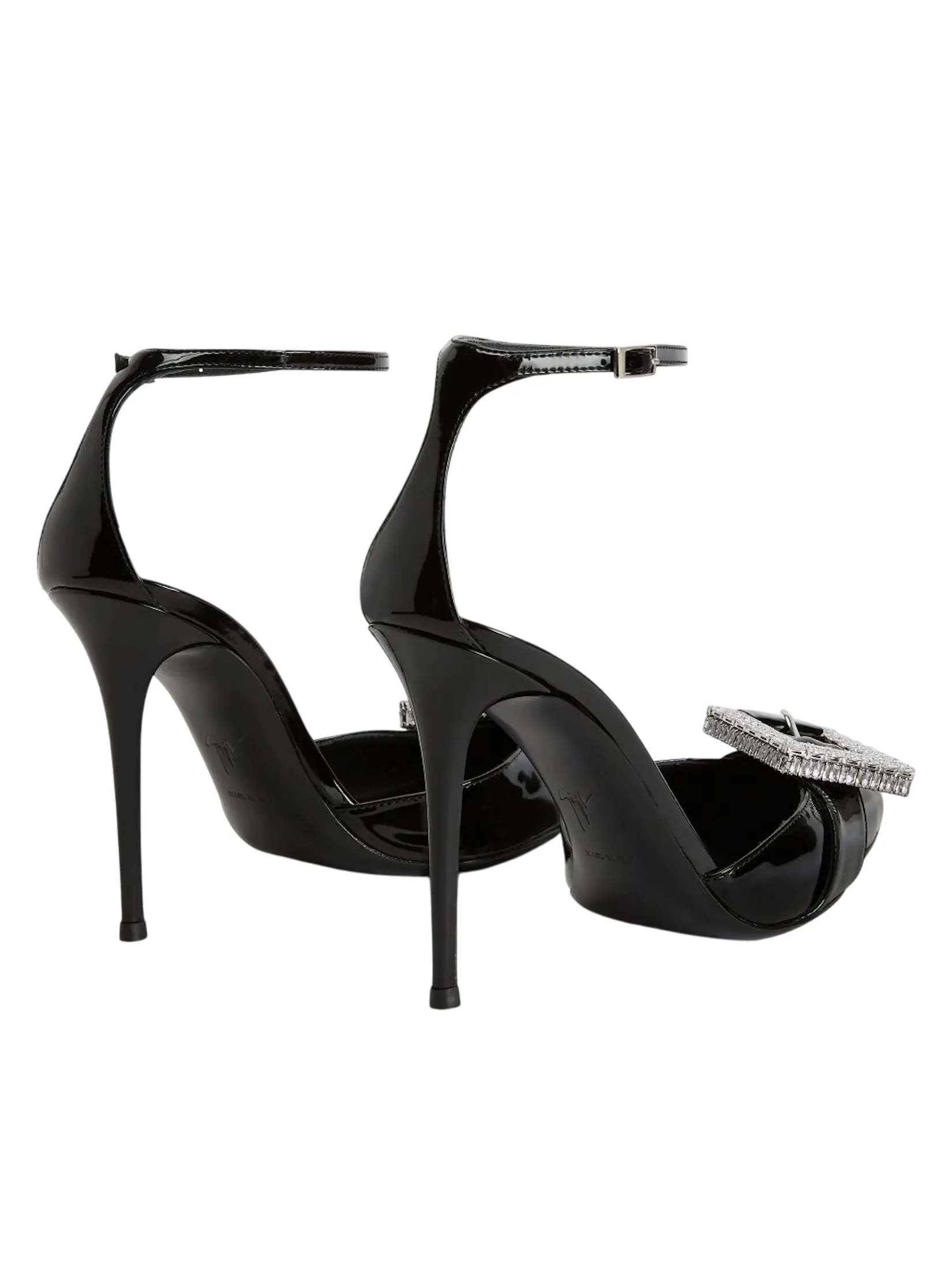 GIUSEPPE ZANOTTI WOMEN HEELS THE MISS BUCKLE NERO BLACK