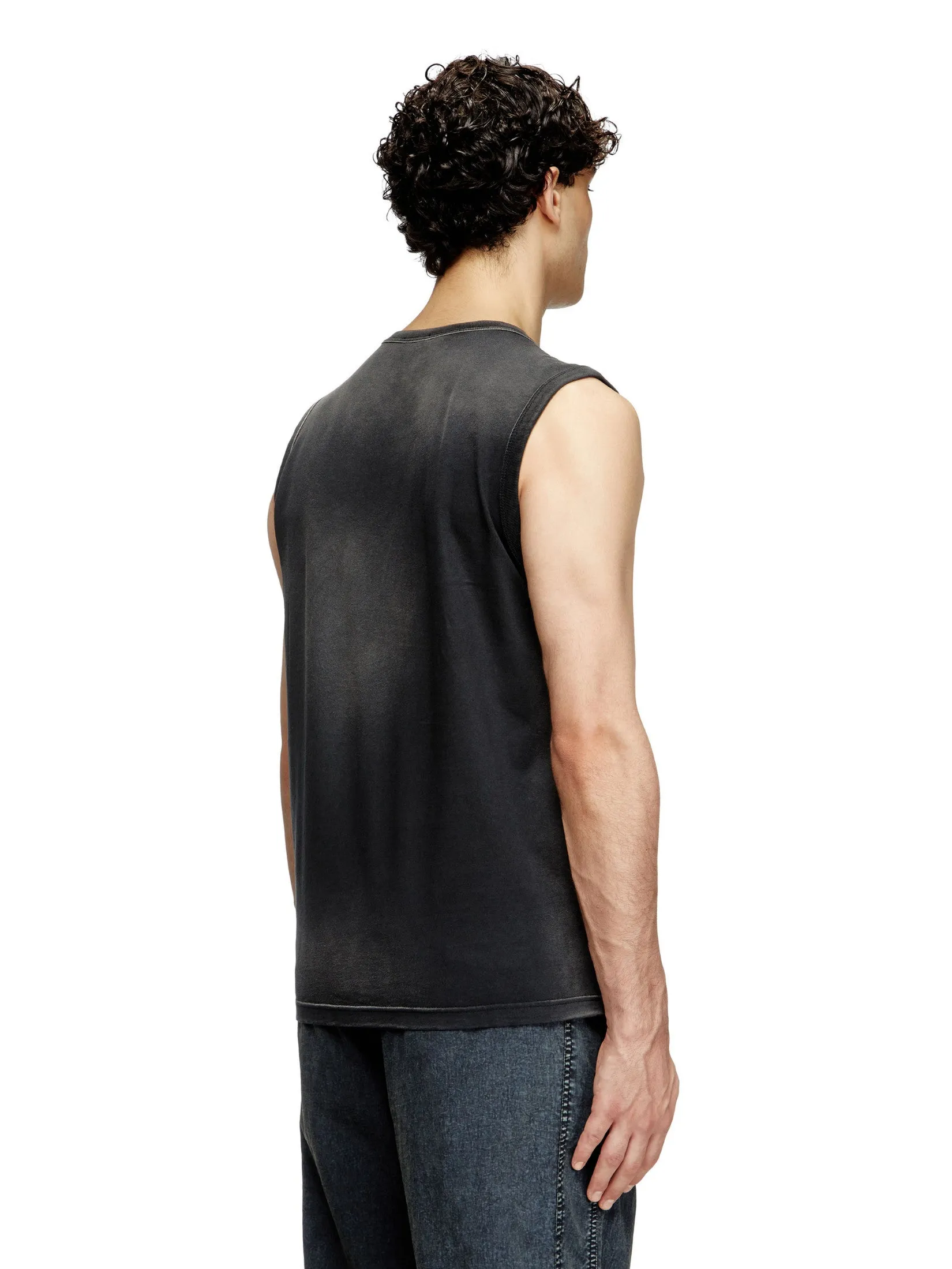 DIESEL Men T-BRICO-NEW T-SHIRT Top Black