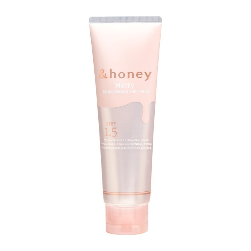 Honey Hair Pack Melty Moist Repair 130 G. - Pink