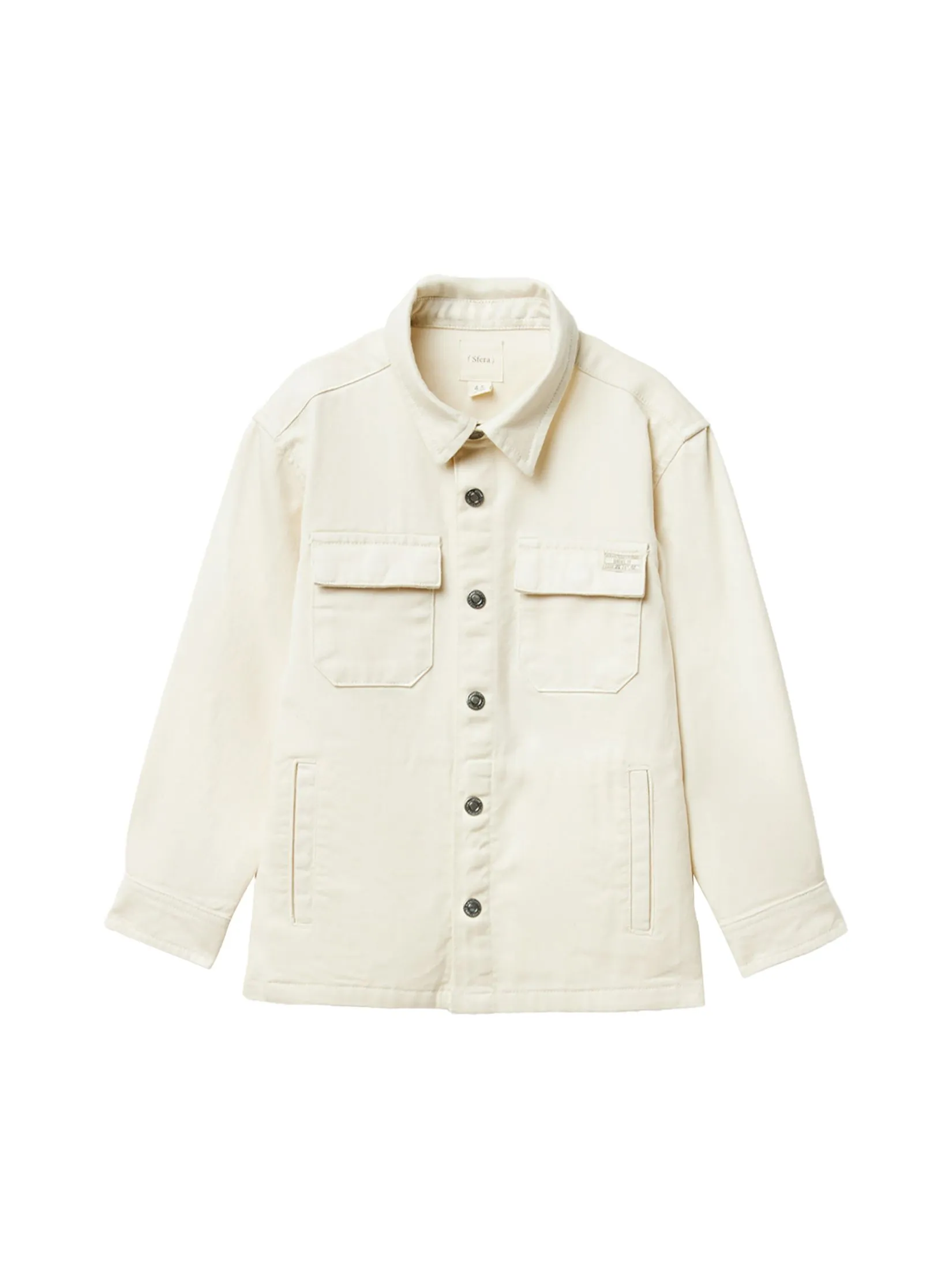 SFERA KIDS Boy Jacket Plain Overshirt Beige