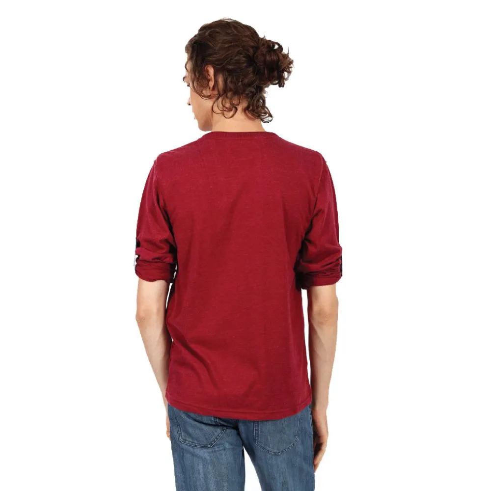 OASIS Red T-shirt Long sleeved
