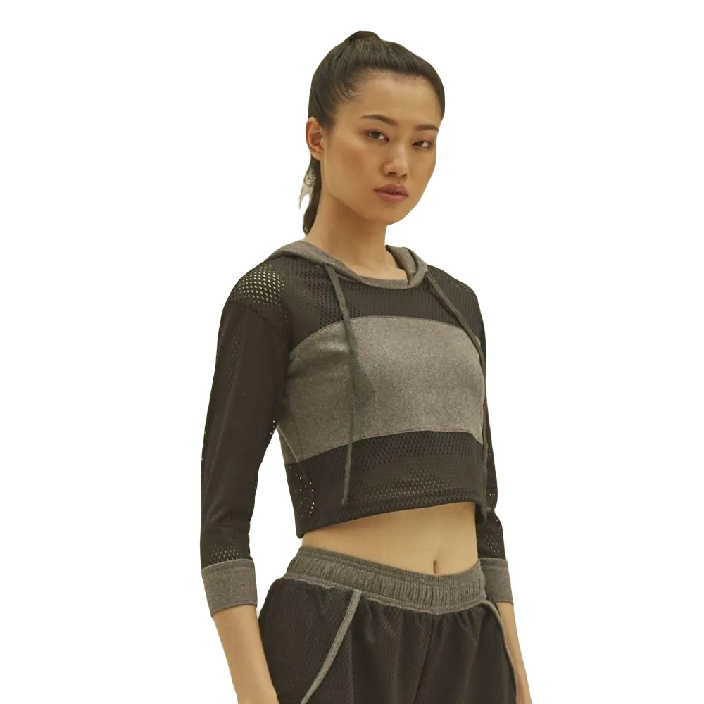 VANESSE Black VANESSE LONG SLEEVE CROP (029011)