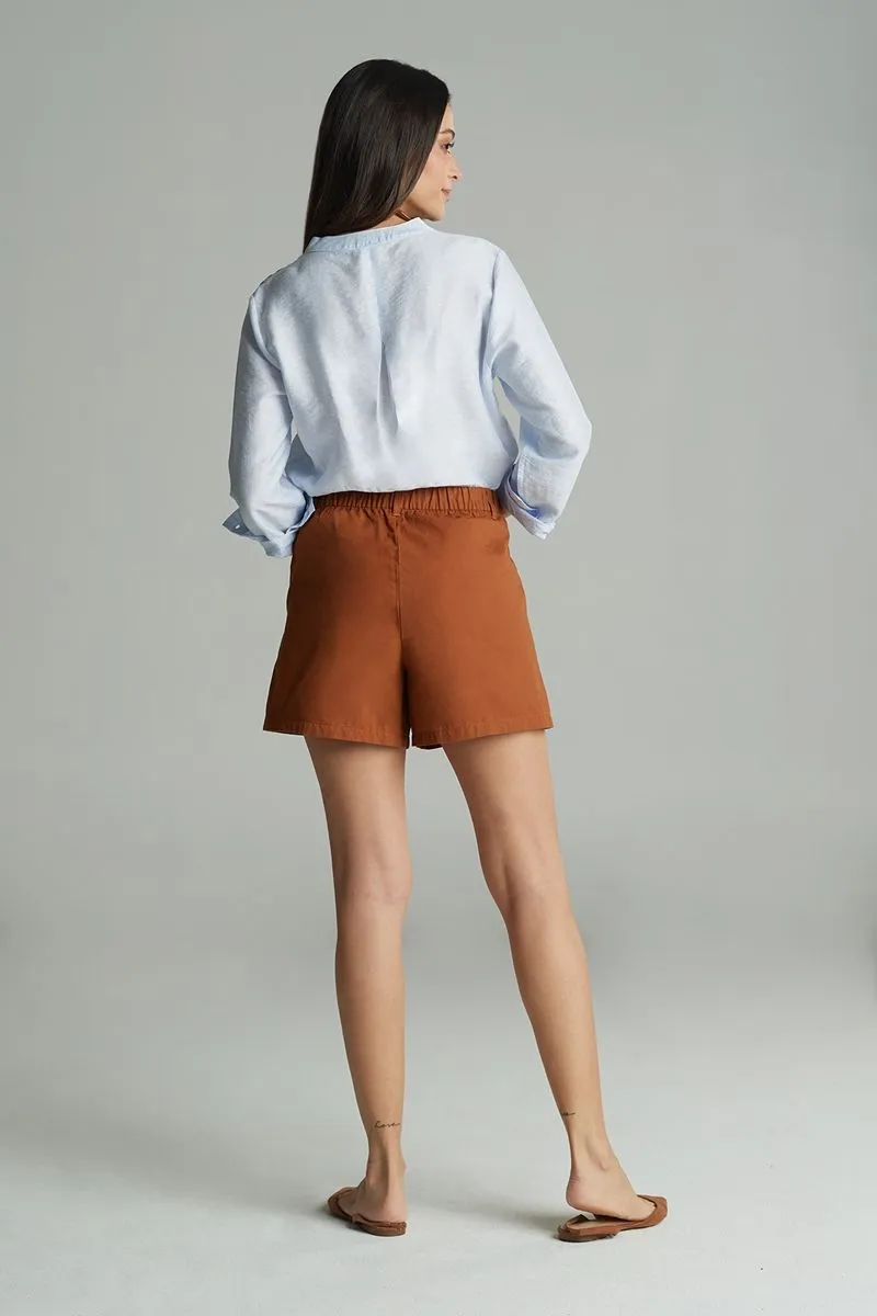 MC JEANS Short pants Brown MCJZ058