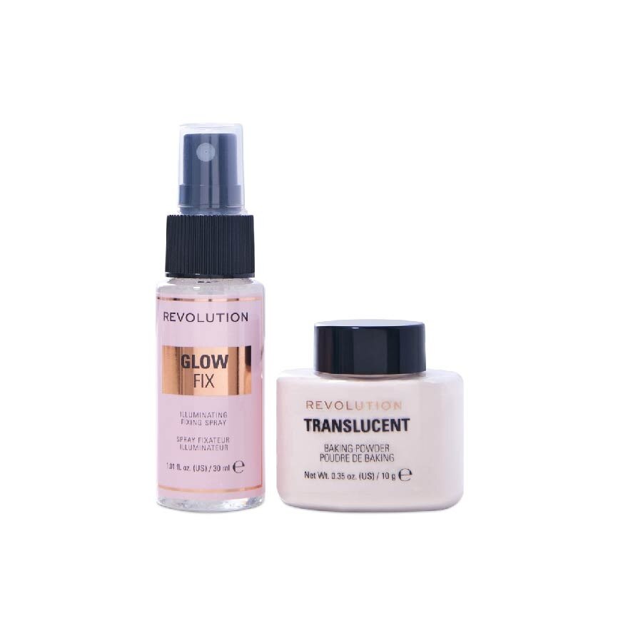 Makeup Revolution Mini Glow Heros Makeup Setting Duo 2pcs.