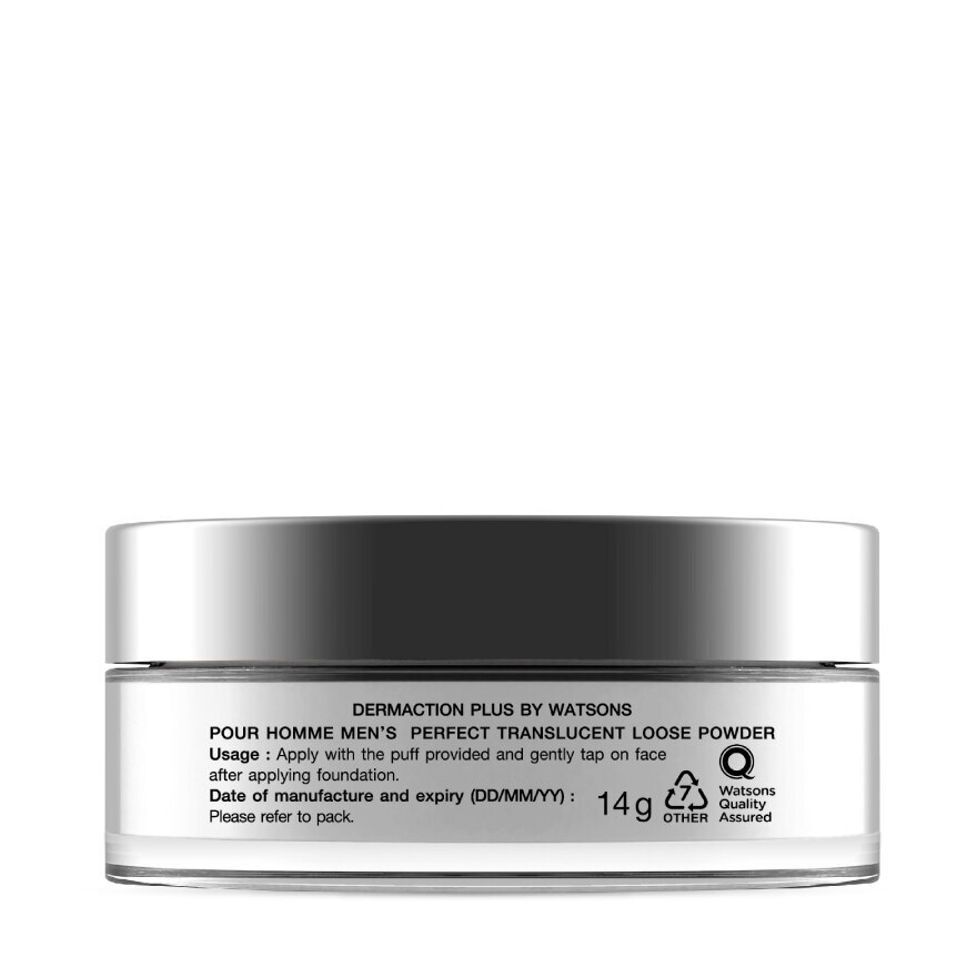 Pour Homme Men Perfect Translucent Loose Powder Transparec