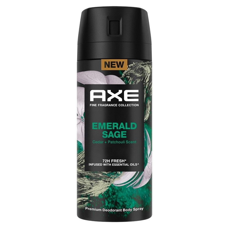 Axe Premium Deodorant Body Spray Emerald Sage 135 Ml. สเปรย์ น้ำหอม ระงับกลิ่นกาย