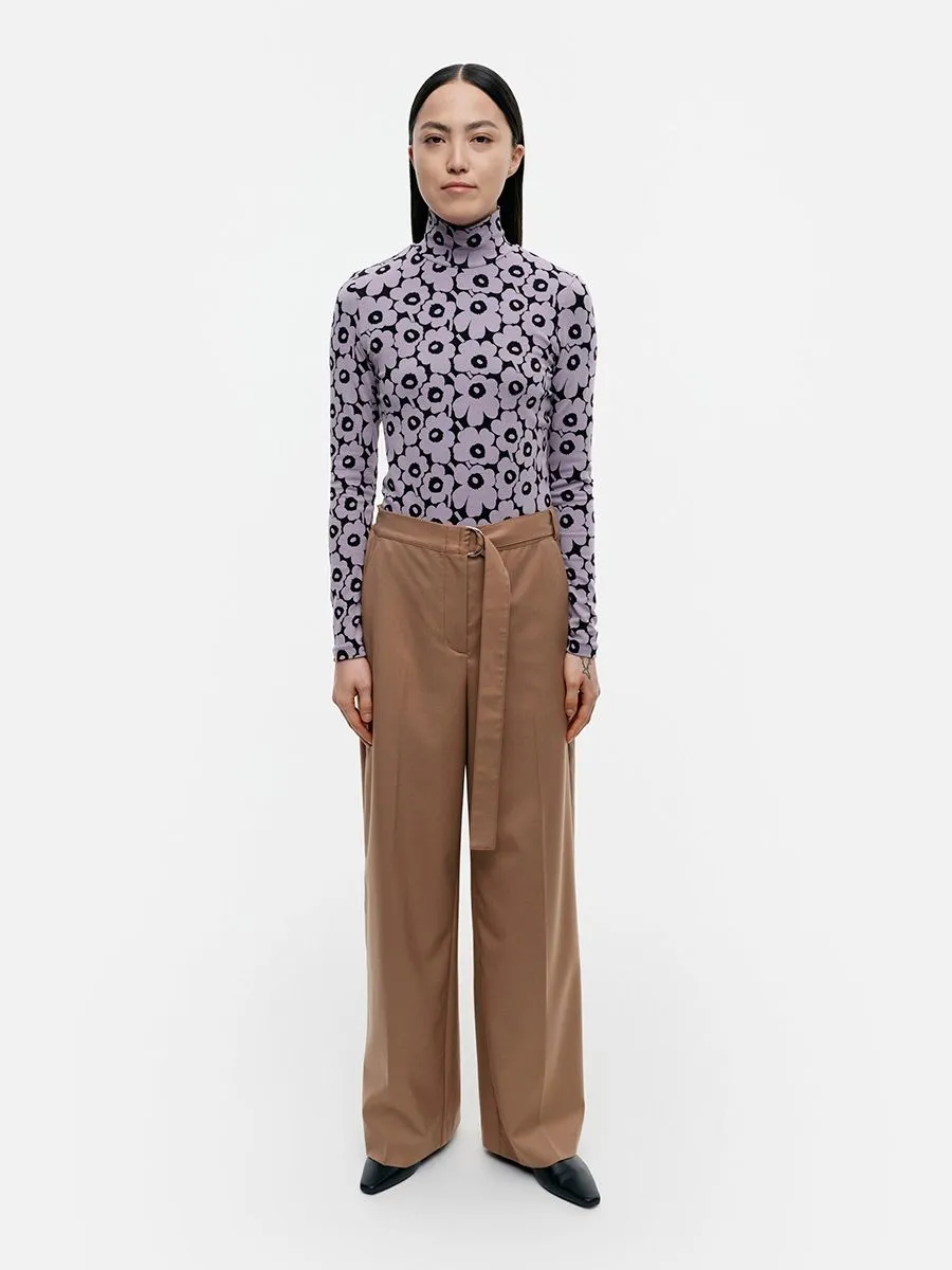 MARIMEKKO BROWN WOMAN PALMETTI SOLID