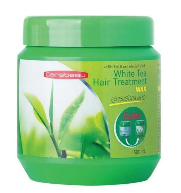Укрепляющая маска для волос с белым чаем Carebeau 500 мл