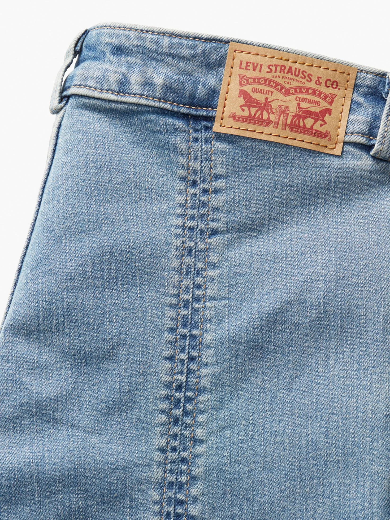 LEVI'S Women's Seamed Superlow Bootcut Jeans Light Blue