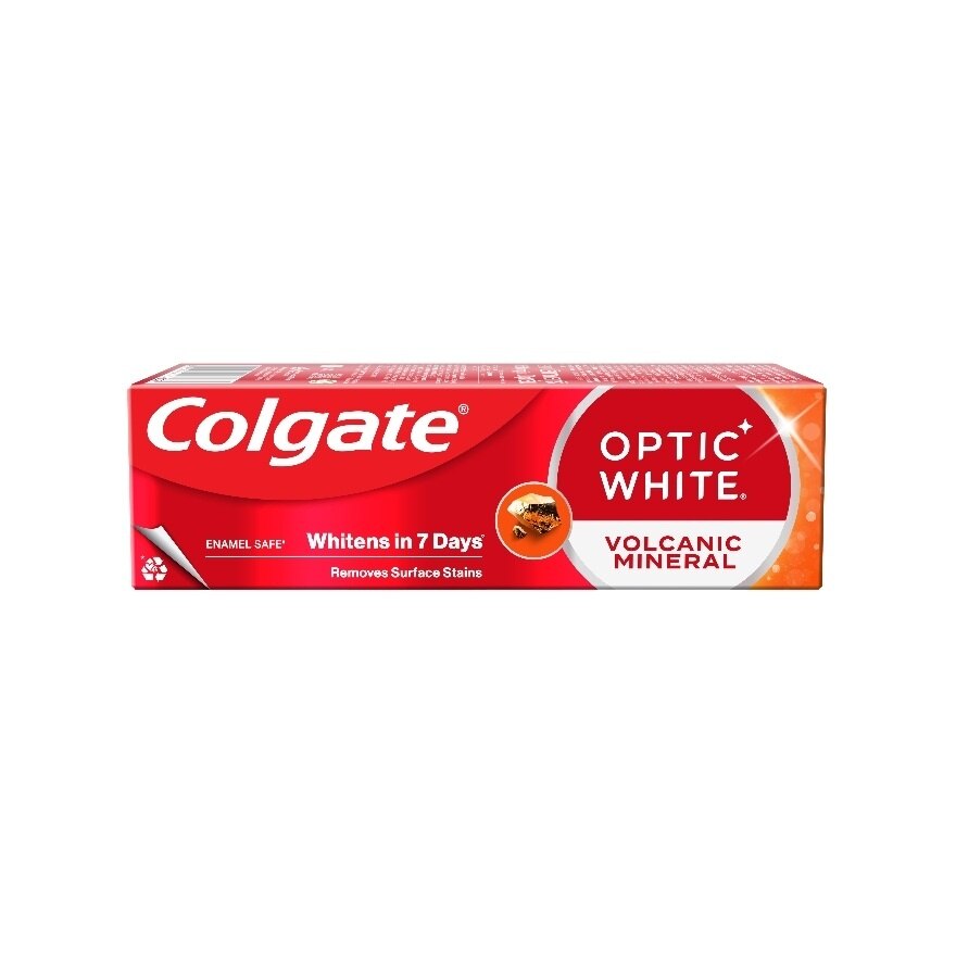 Colgate Toothpaste Optic White Volcanic Mineral 100 G.