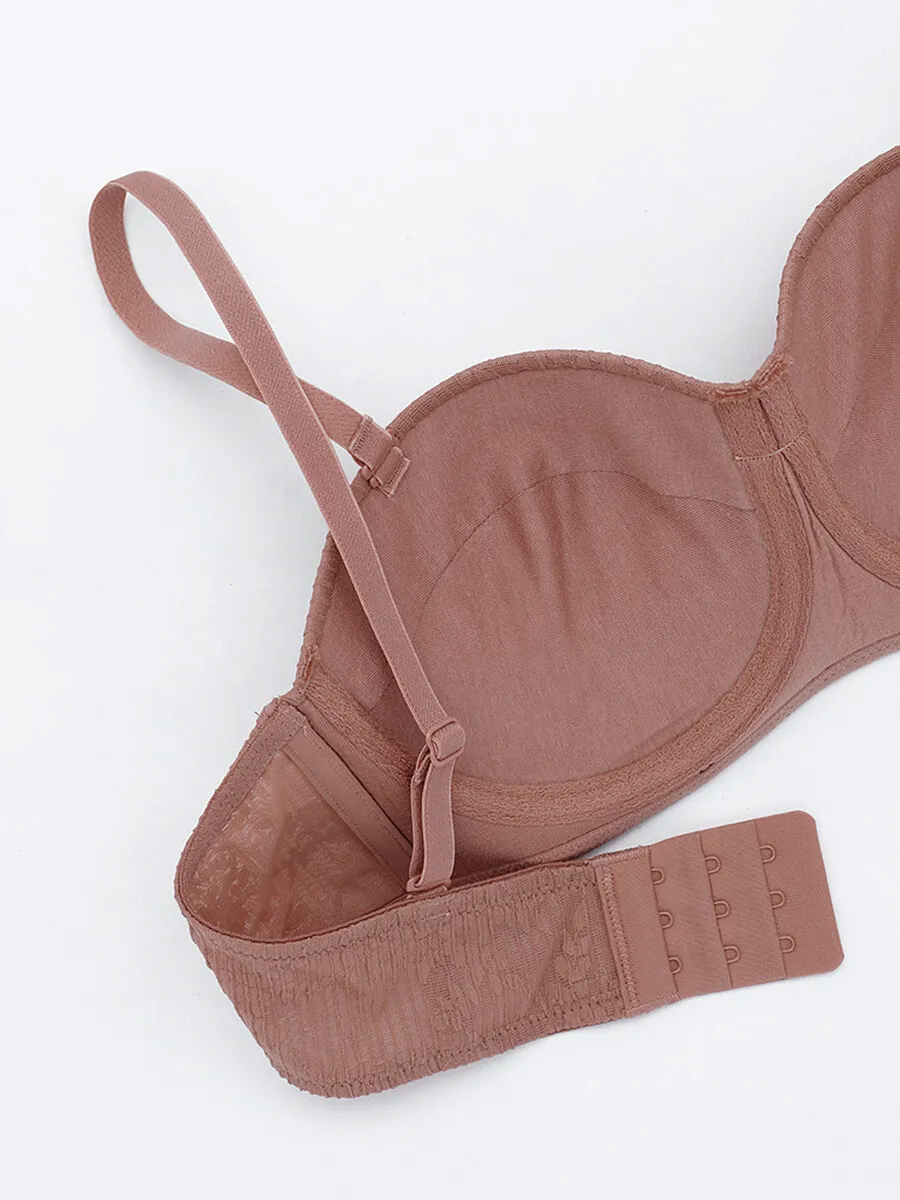 SABINA Soft Doomm Woman Wired Strapless Bra - Dark Orange