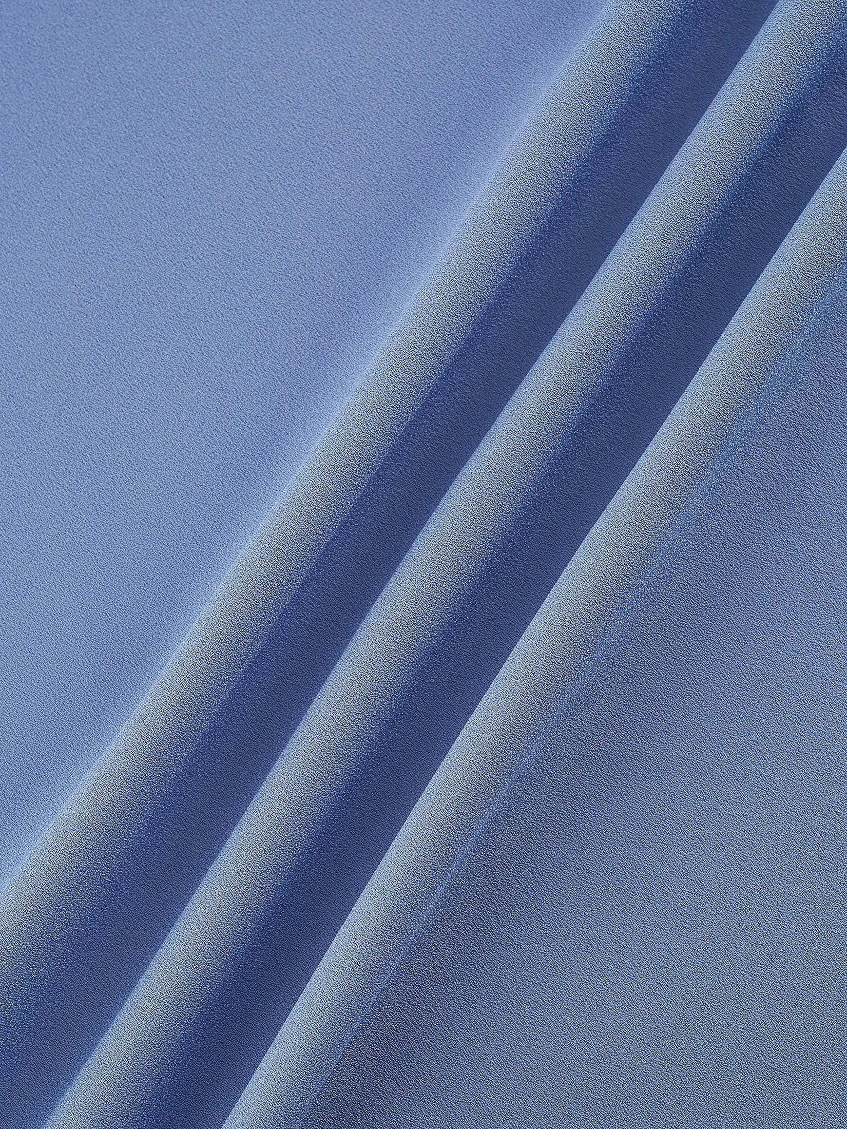 G2000 Women Clothing Stand Collar Blouse Regular Fit - Blue