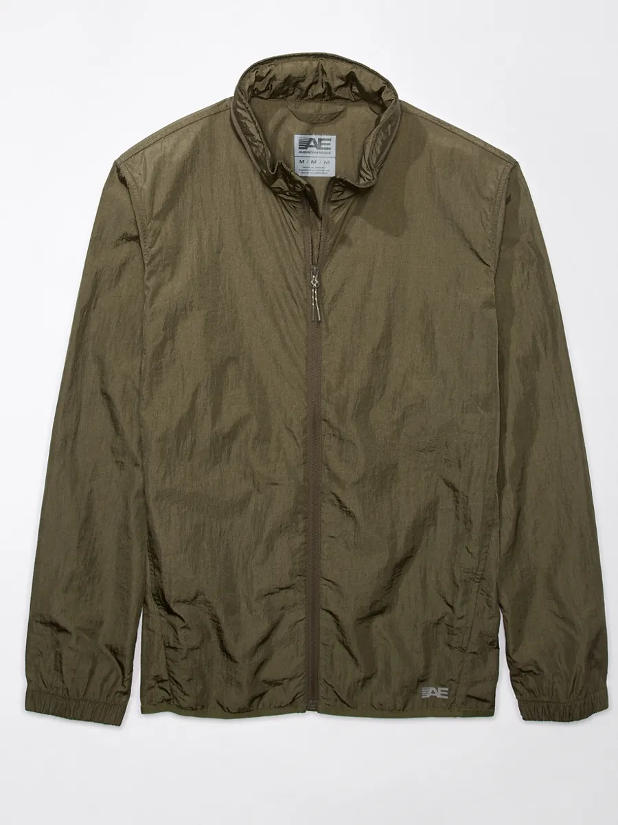 AMERICAN EAGLE MEN 1600 ACTIVE WINDBREAKER 342 OLIVE MOSS