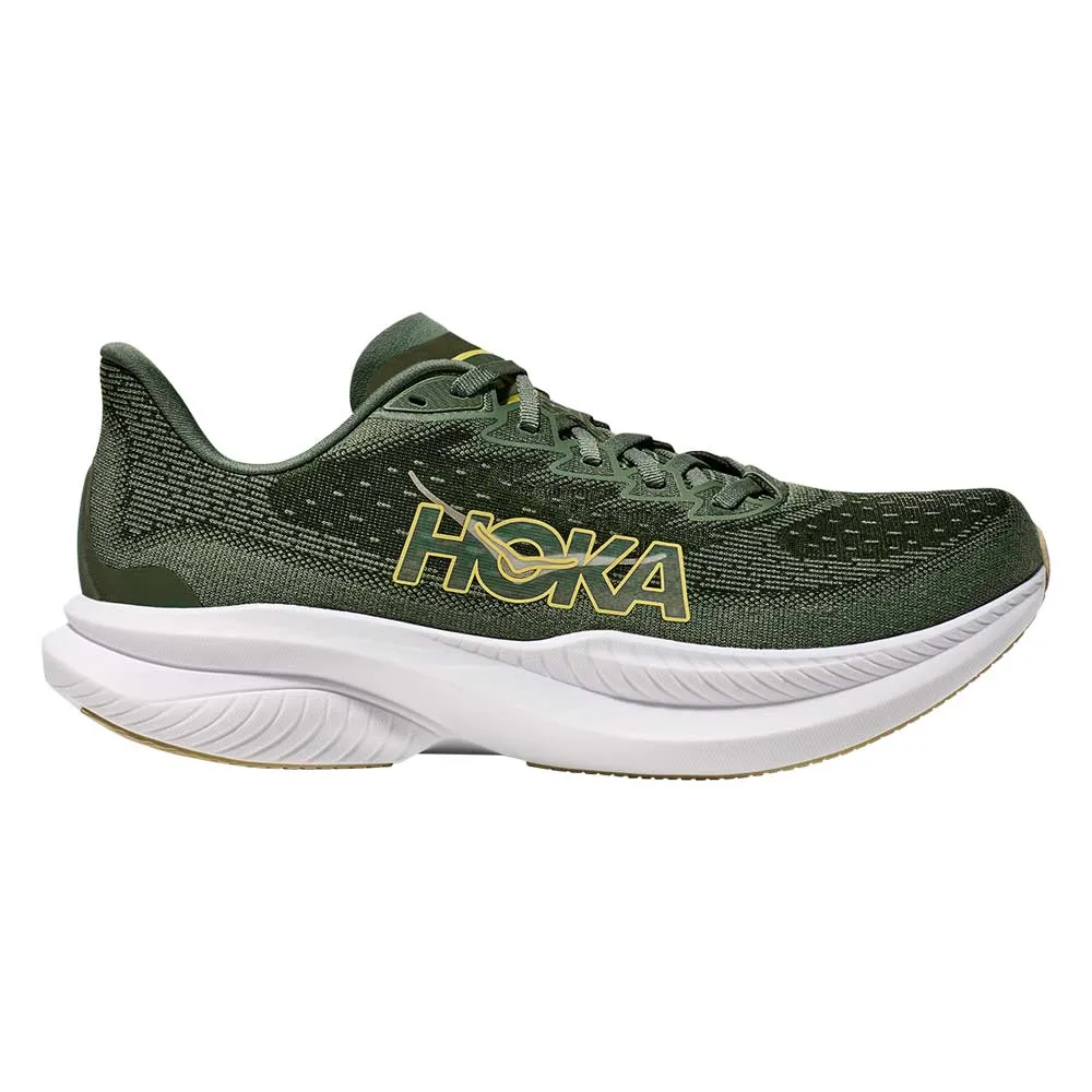HOKA Mach 6 Men Running Shoes Green - HO229SH114ELTH