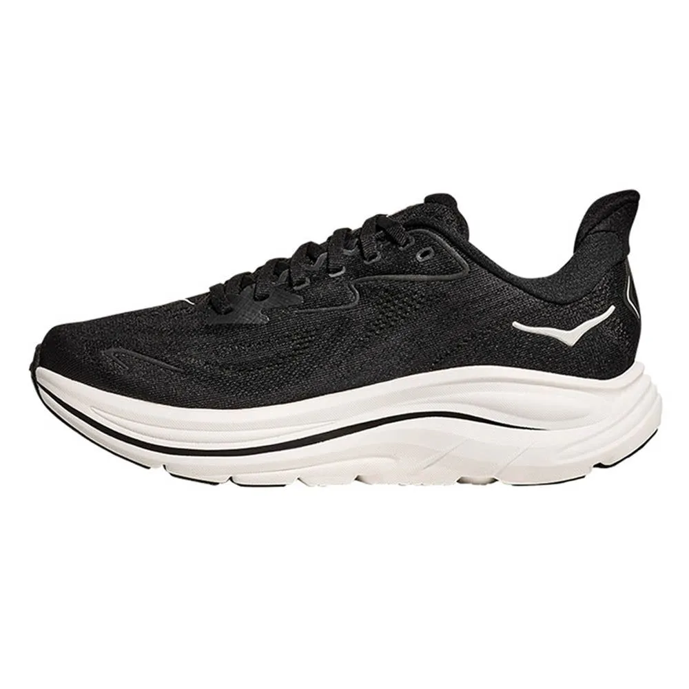 HOKA Men Running Shoes Clifton 10 Wide Black - HO229SH379EETH