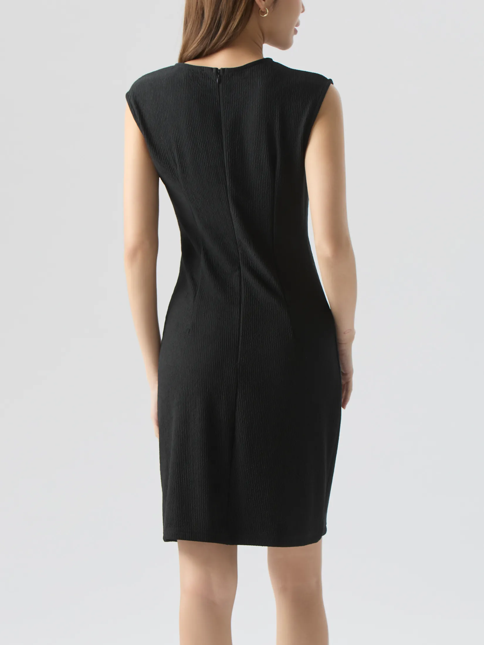 F-FASHION Knit Dress Women Black