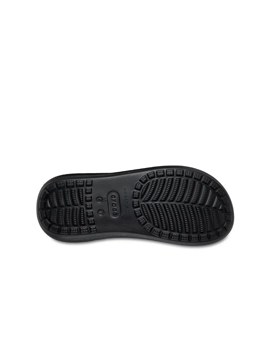 CROCS UNISEX CRUSH SANDAL - BLACK