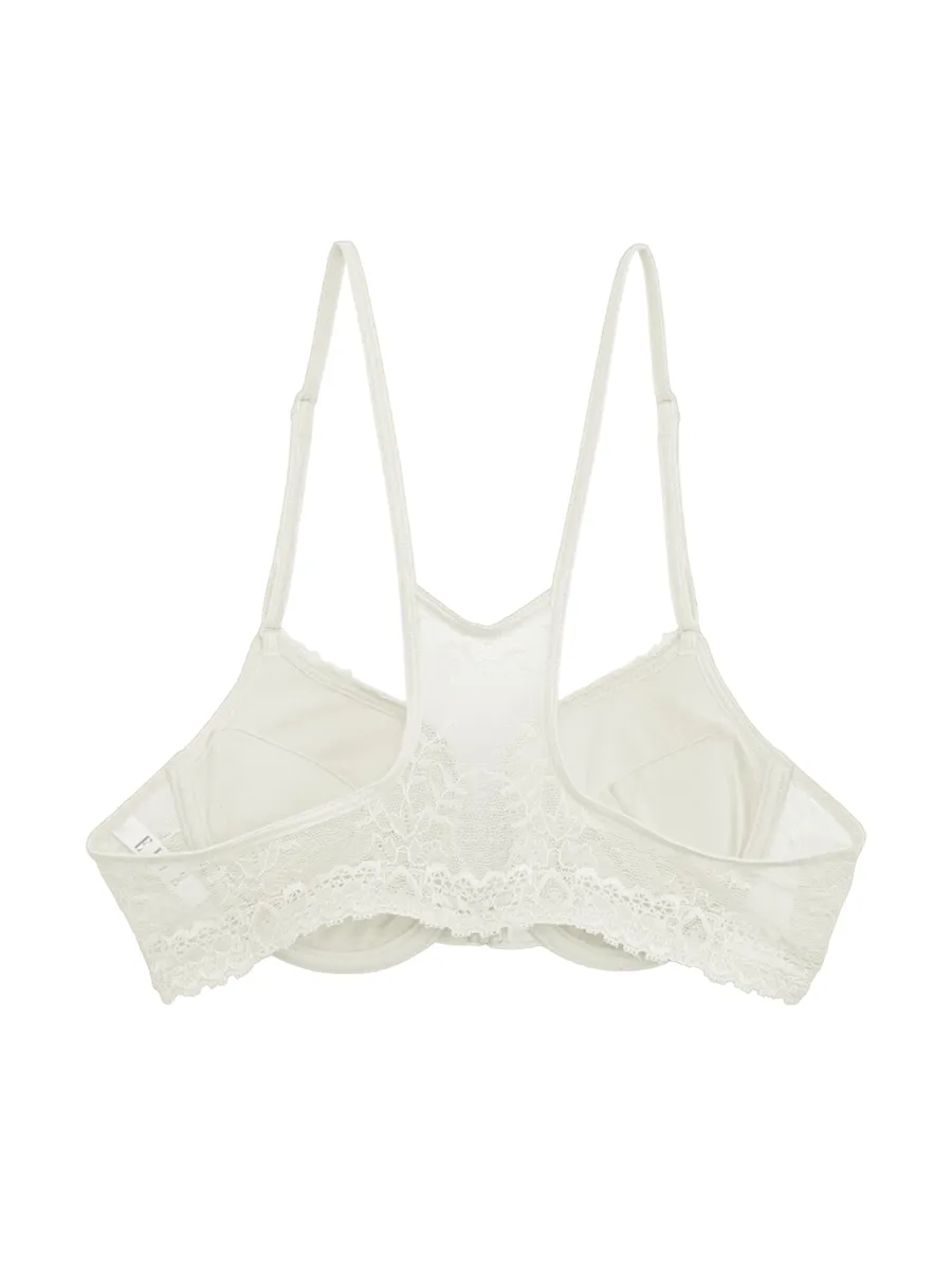 ELLE LINGERIE BRASSIERE FRONT HOOK BRA LB7540IV IVORY