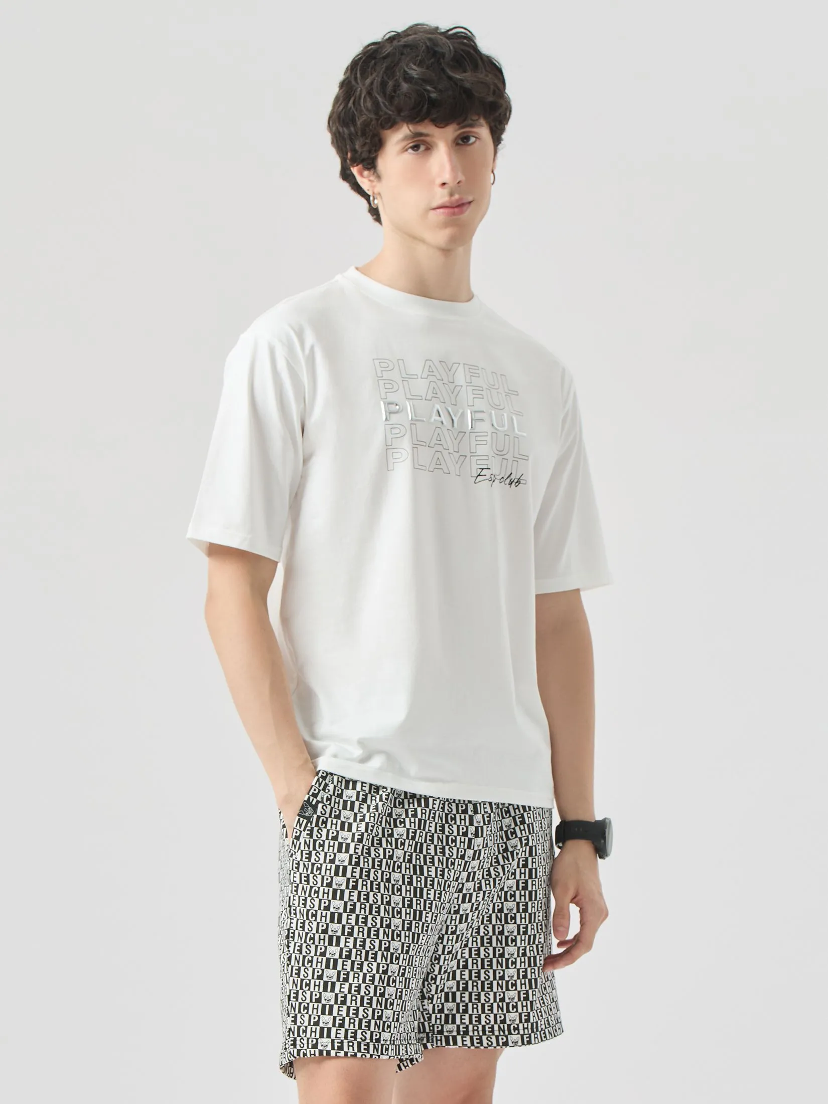 ESP Frenchie T- shirt Men White