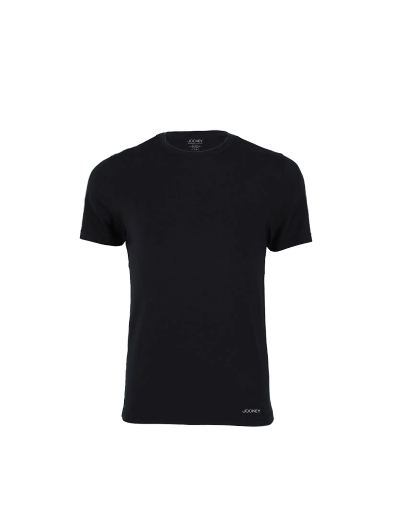 JOCKEY UNDERWEAR Men's COOLING MINT CREW NECK BLACK