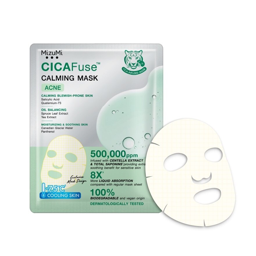 MizuMi CICAFuse Calming Mask Acne 1'S