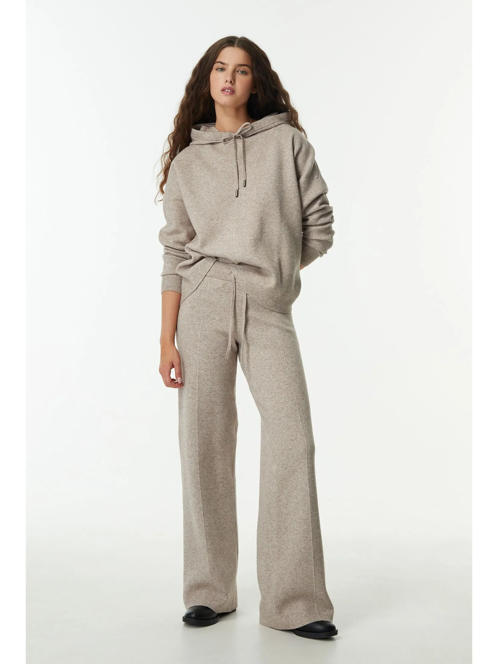 SFERA Women Pants Wide Leg Knitted