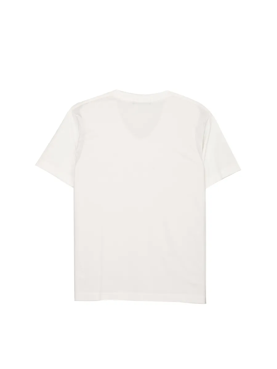 ELLE HOMME Men Round neck T-shirt with ELLE HOMME logo W8K907 - White