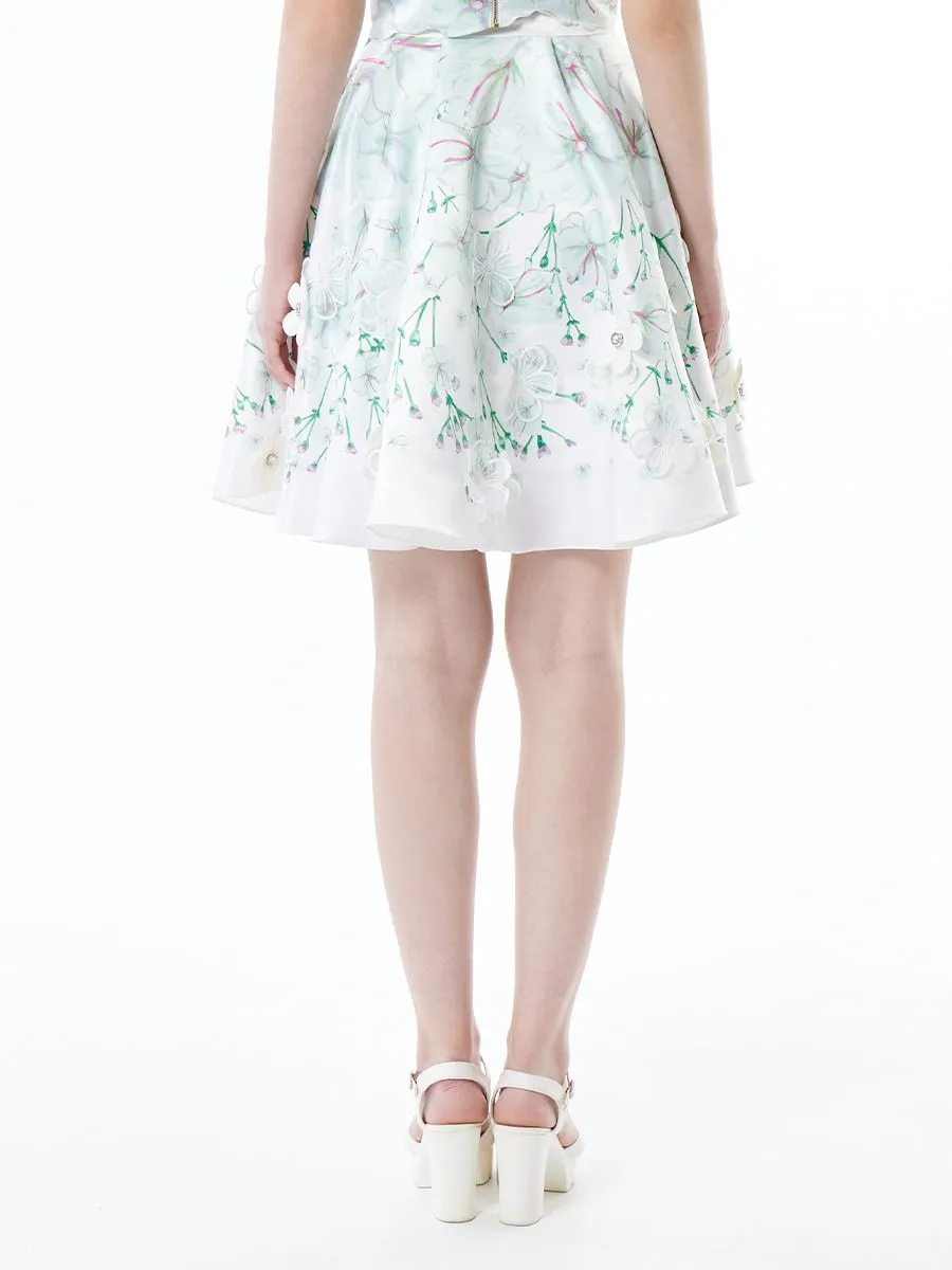 ICONIC WOMEN WHITE MATTY SKIRT