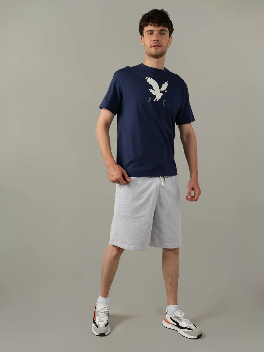 AMERICAN EAGLE MEN G SS SP2 SET IN TEE- PC DYE + SERIOUSLY SOFT WASH 410 NAVY