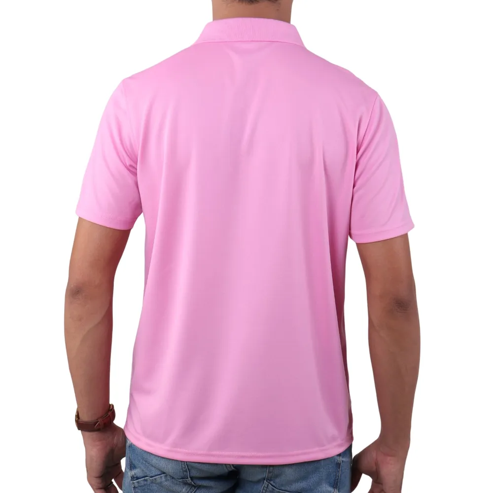 GRAND SPORT Pink Men's polo shirt (012586)