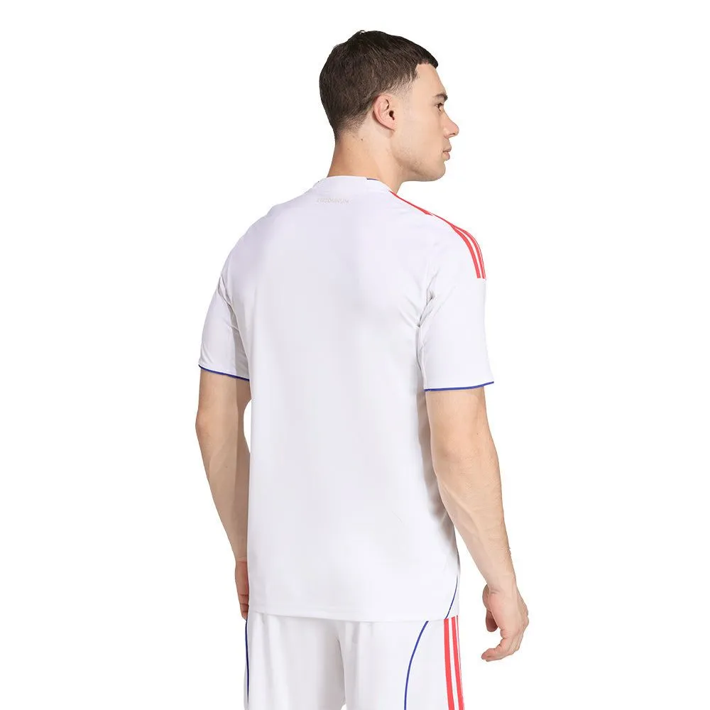 ADIDAS Men Olympique Lyonnais Home 2025/26 Jersey White - AD001AP730EMTH