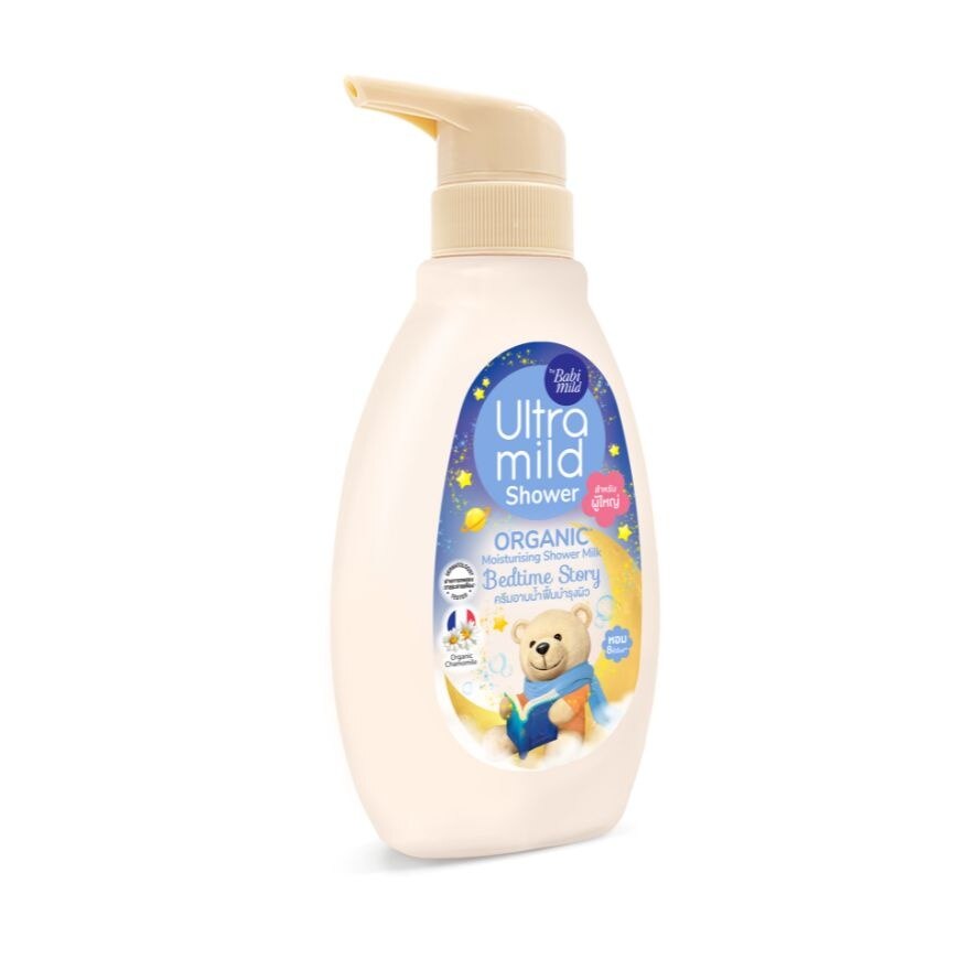 Ultra Mild By Babi Mild Organic Shower Milk Bedtime Story 380 Ml.