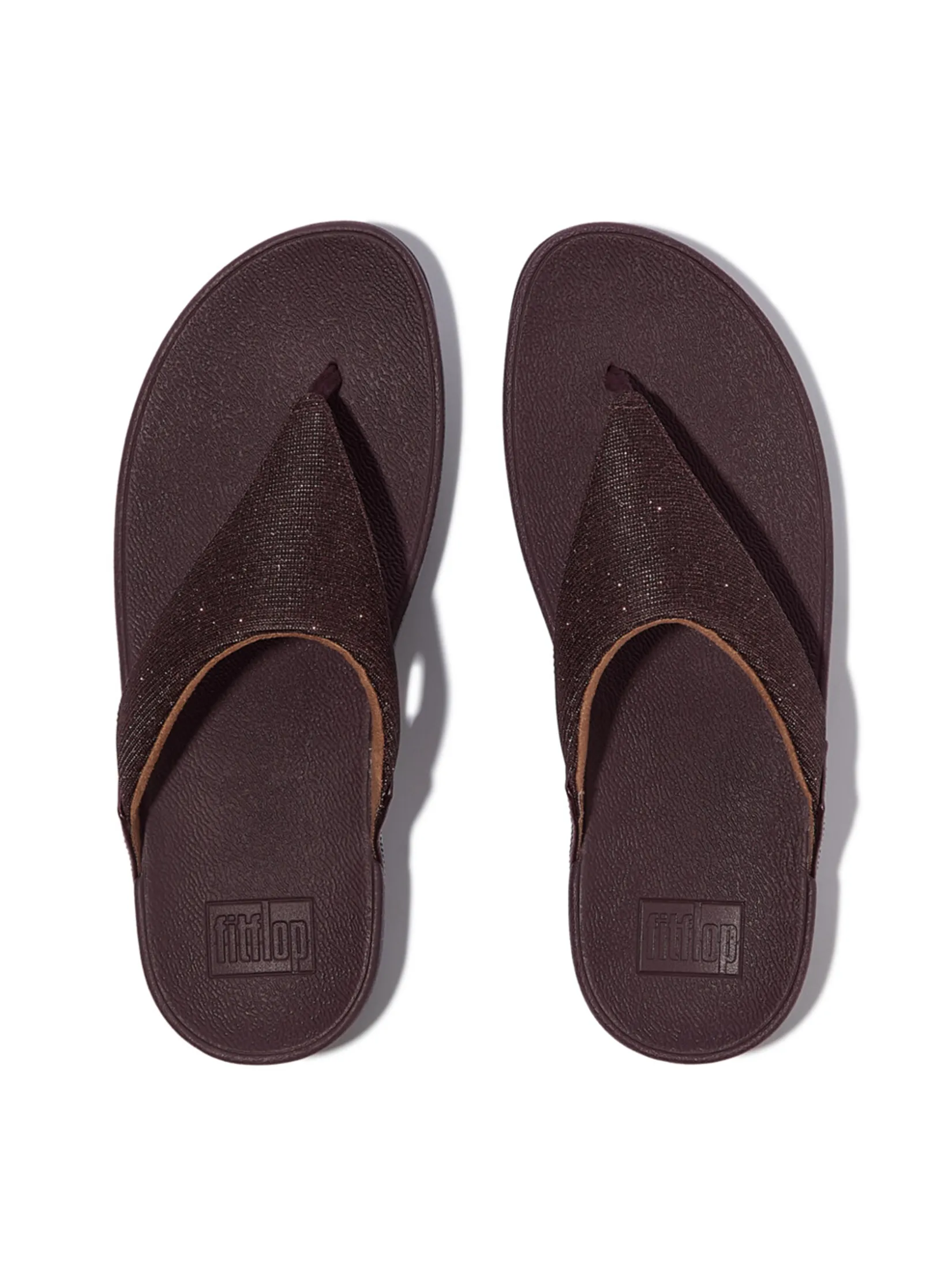 FitFlop™ WOMEN S LULU SHIMMERLUX TOE-POST PURPLE