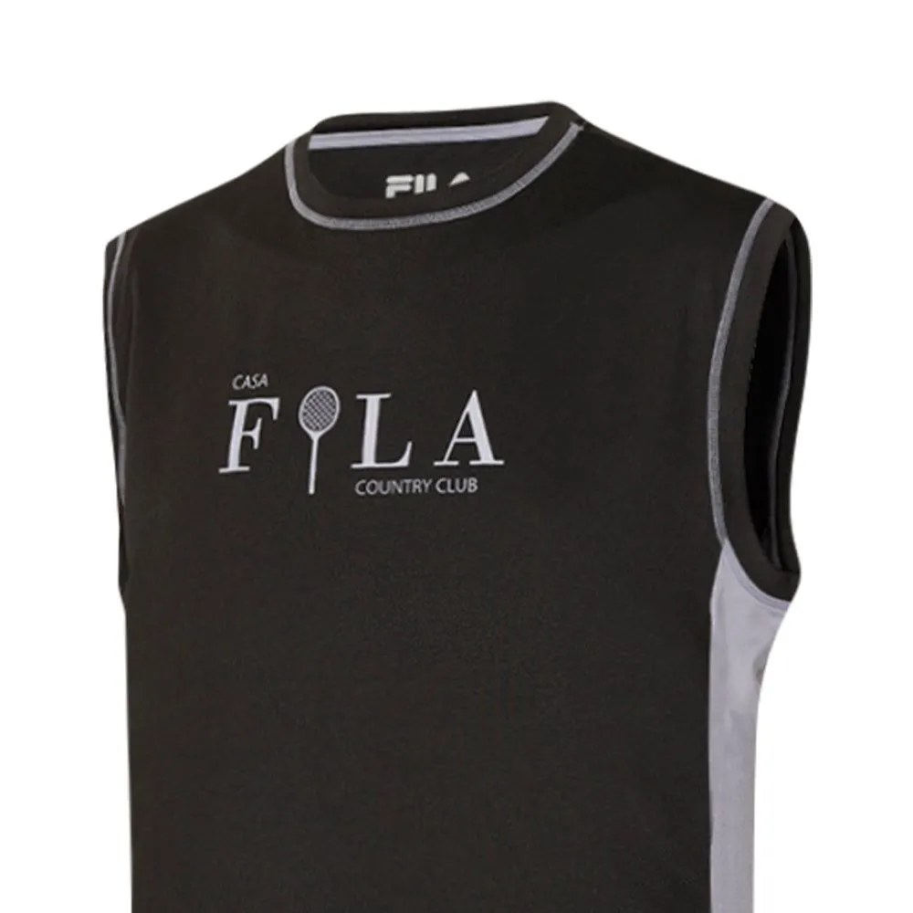 FILA Men Training Tank Iconic Black - FI039AP079EMTH