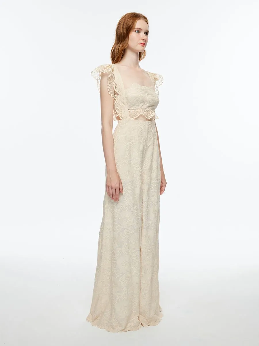 JANESUDA (AW23) Cream Jumpsuit