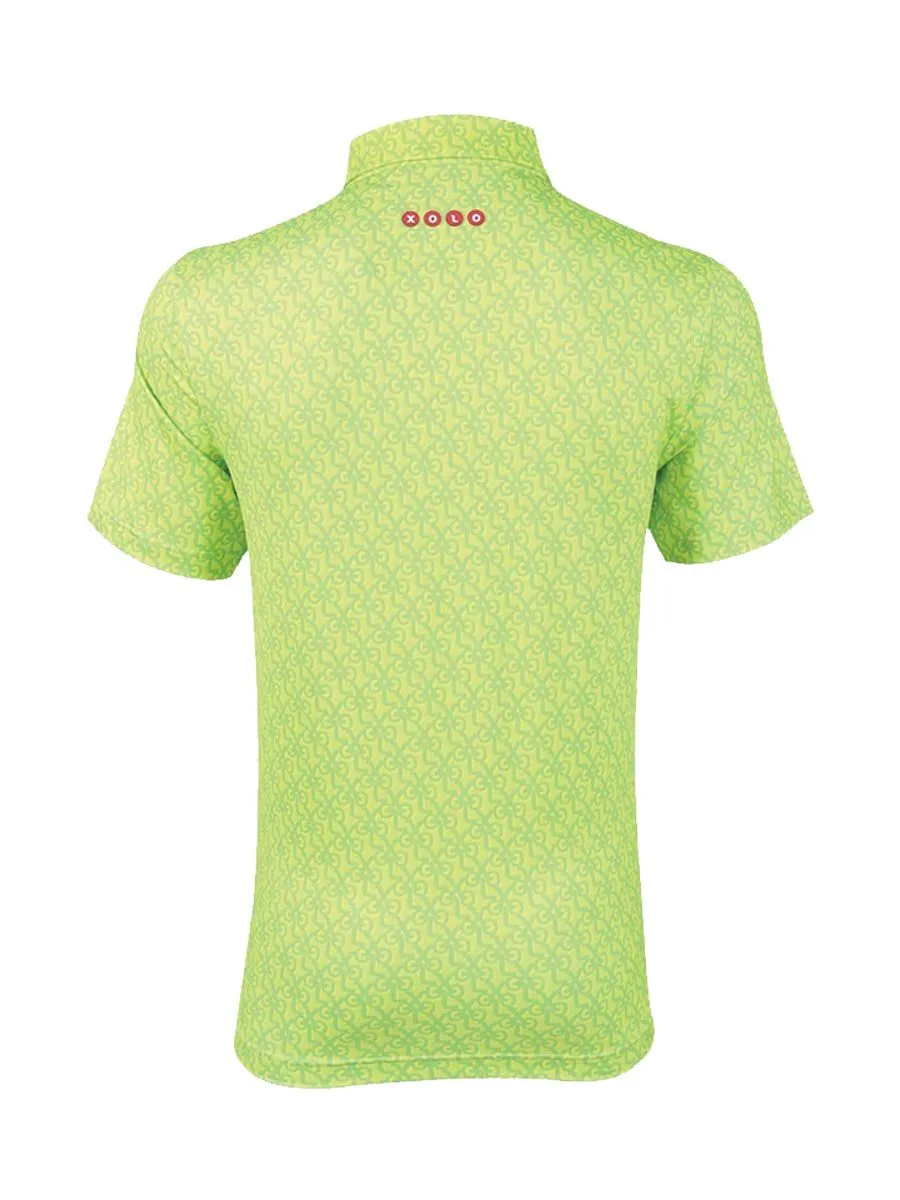 XOLO Green MEN XOLO TROPICAL POLO (040081)