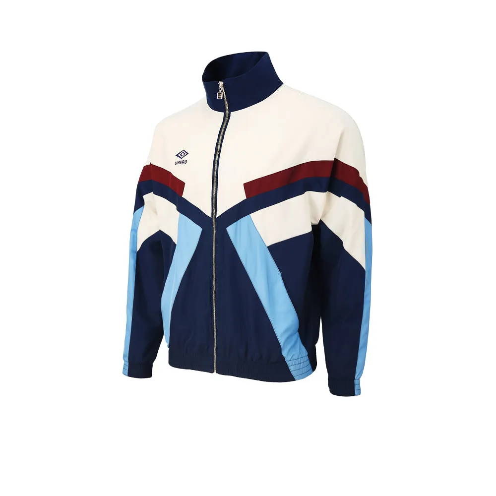 UMBRO Relaxed Track Men Football Jacket White - UM126AP281EOTH