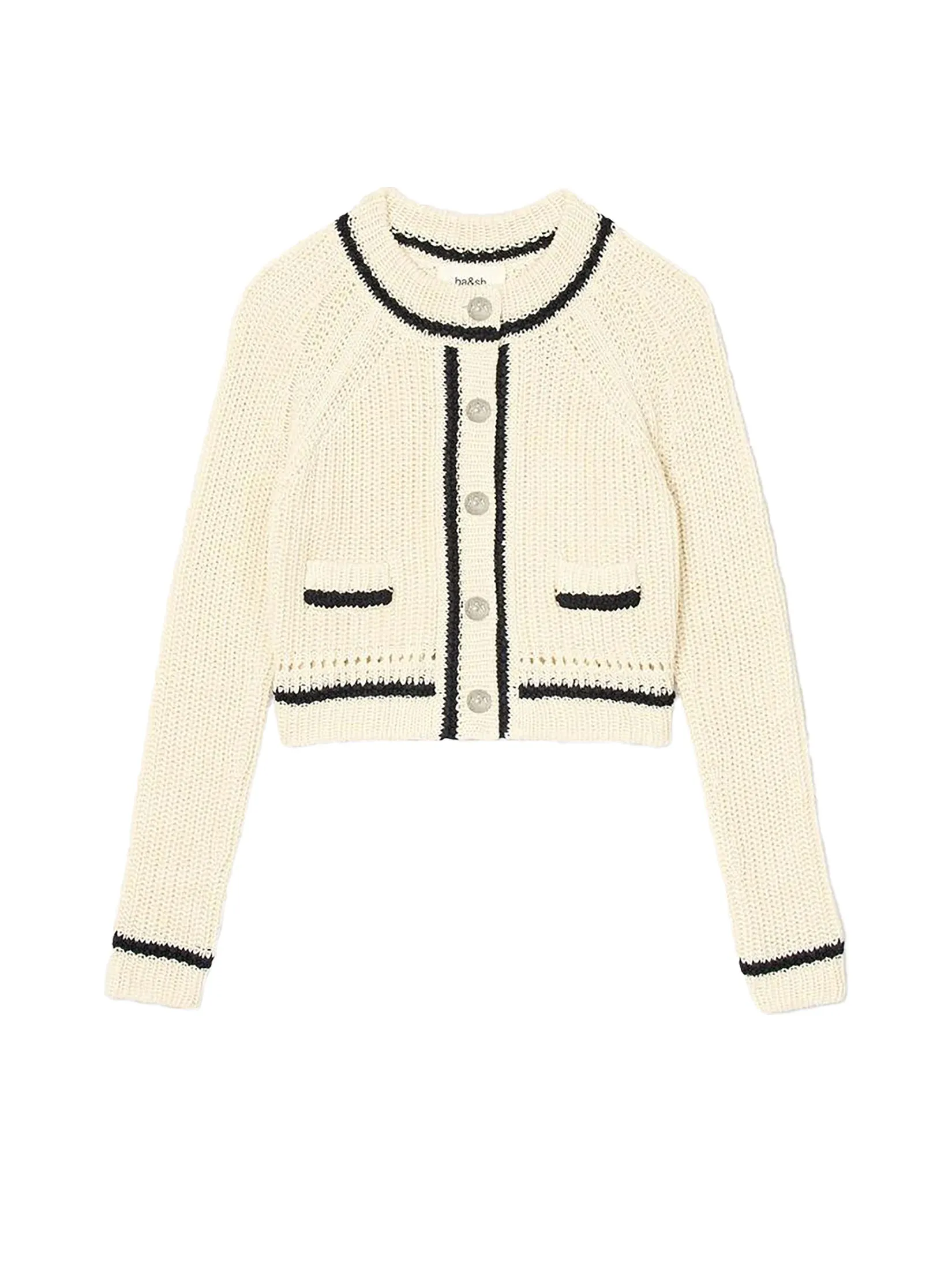 BA&SH Women Cardigan Beatrice Ecru