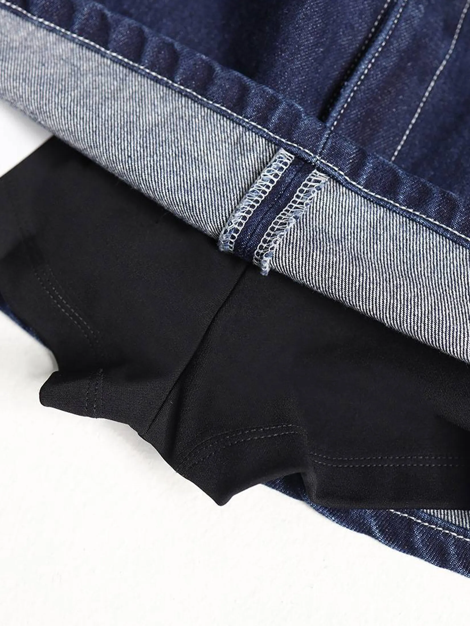 SABINA MERGE X SABINA Woman Yara Denim Skirt - Dark Blue