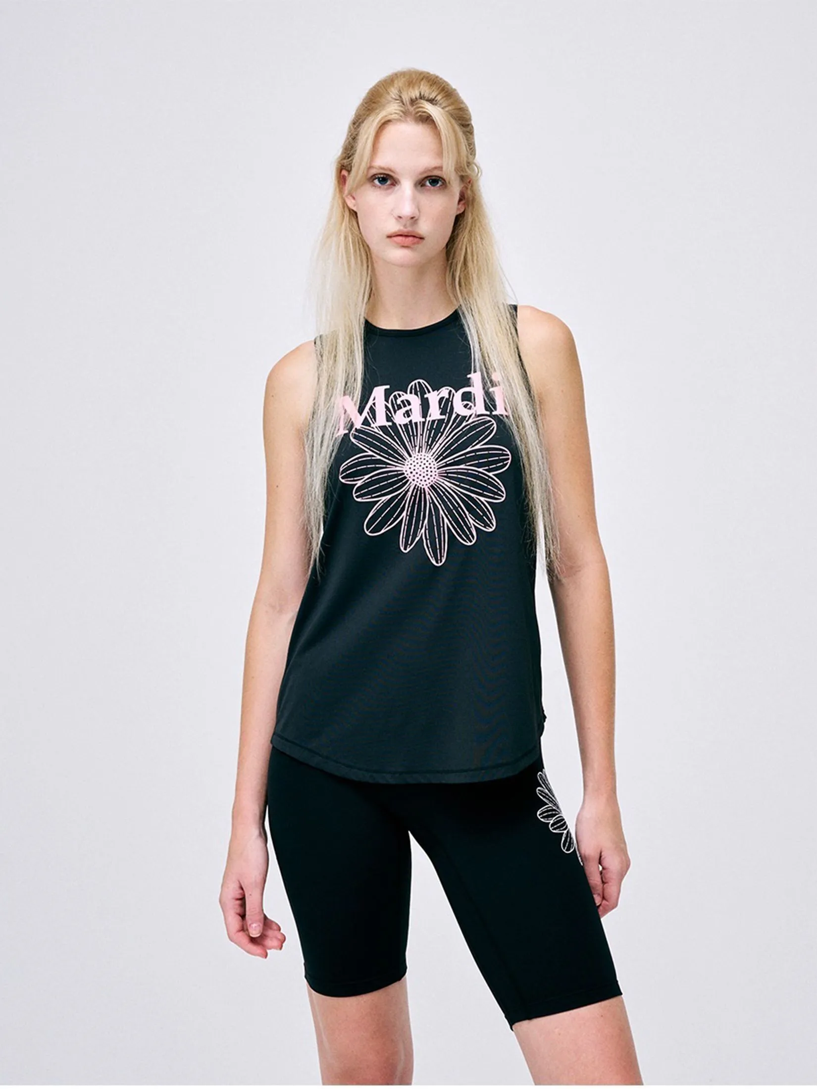 MARDI MERCREDI ACTIF Airlift Sleeveless Tank Top Flowermardi