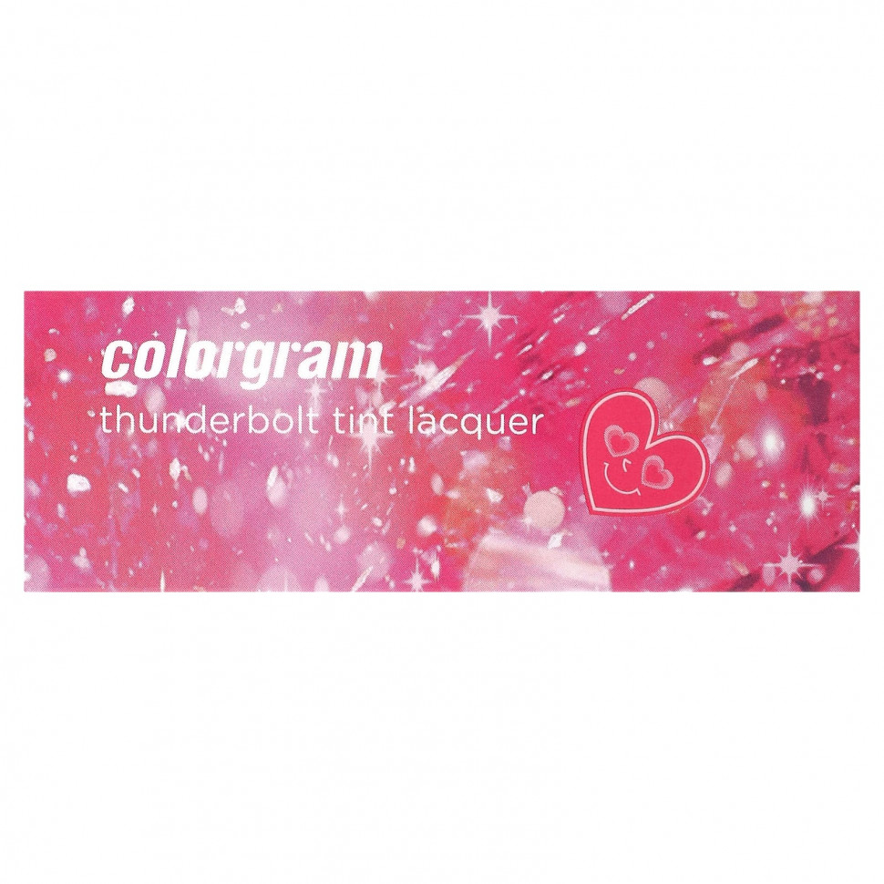 Colorgram, Thunderbolt Tint Lacquer, 04 Daily Tok, тонизирующий коралловый, 4,5 г (0,15 унции)