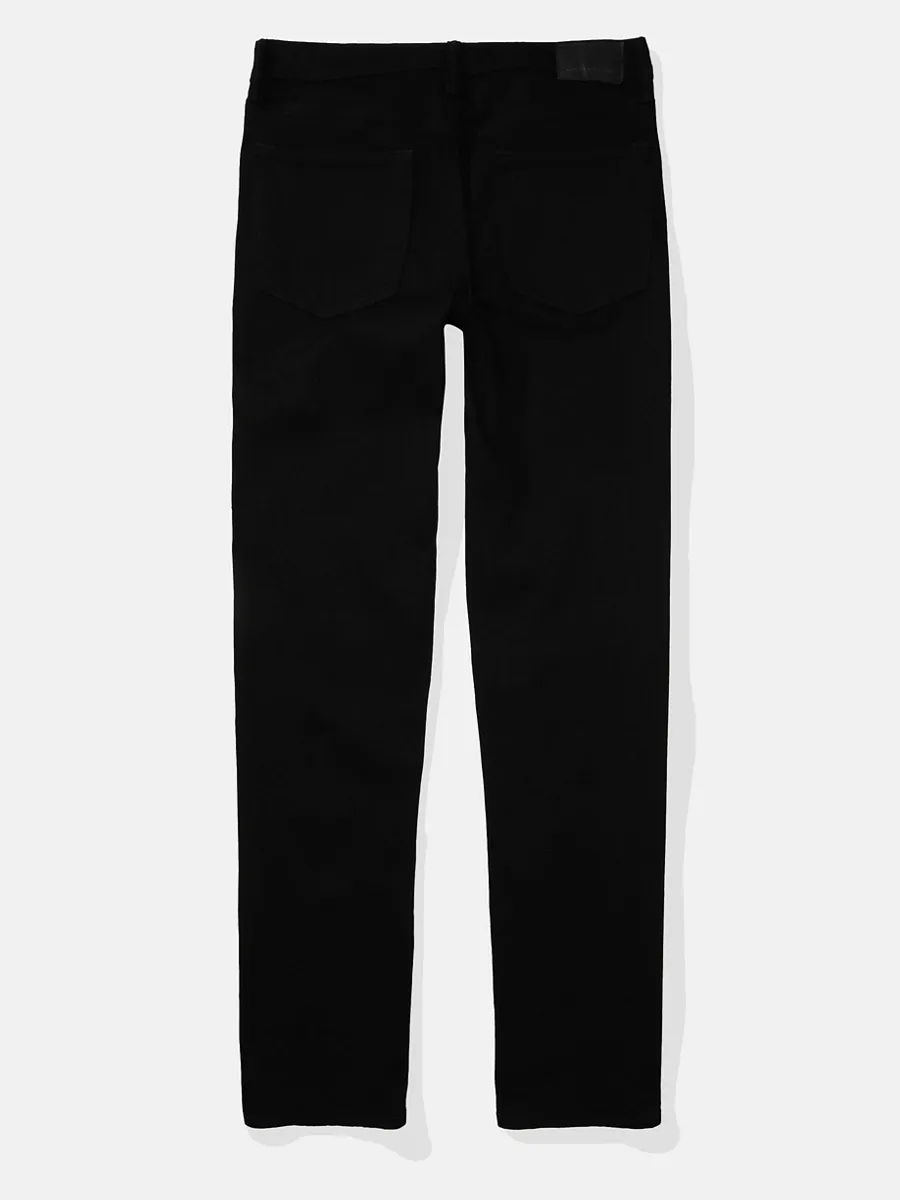 AMERICAN EAGLE MEN INTL EXCLUSIVE BLACK RINSE CLEAN ORIGINAL STRAIGHT 001 BLACK