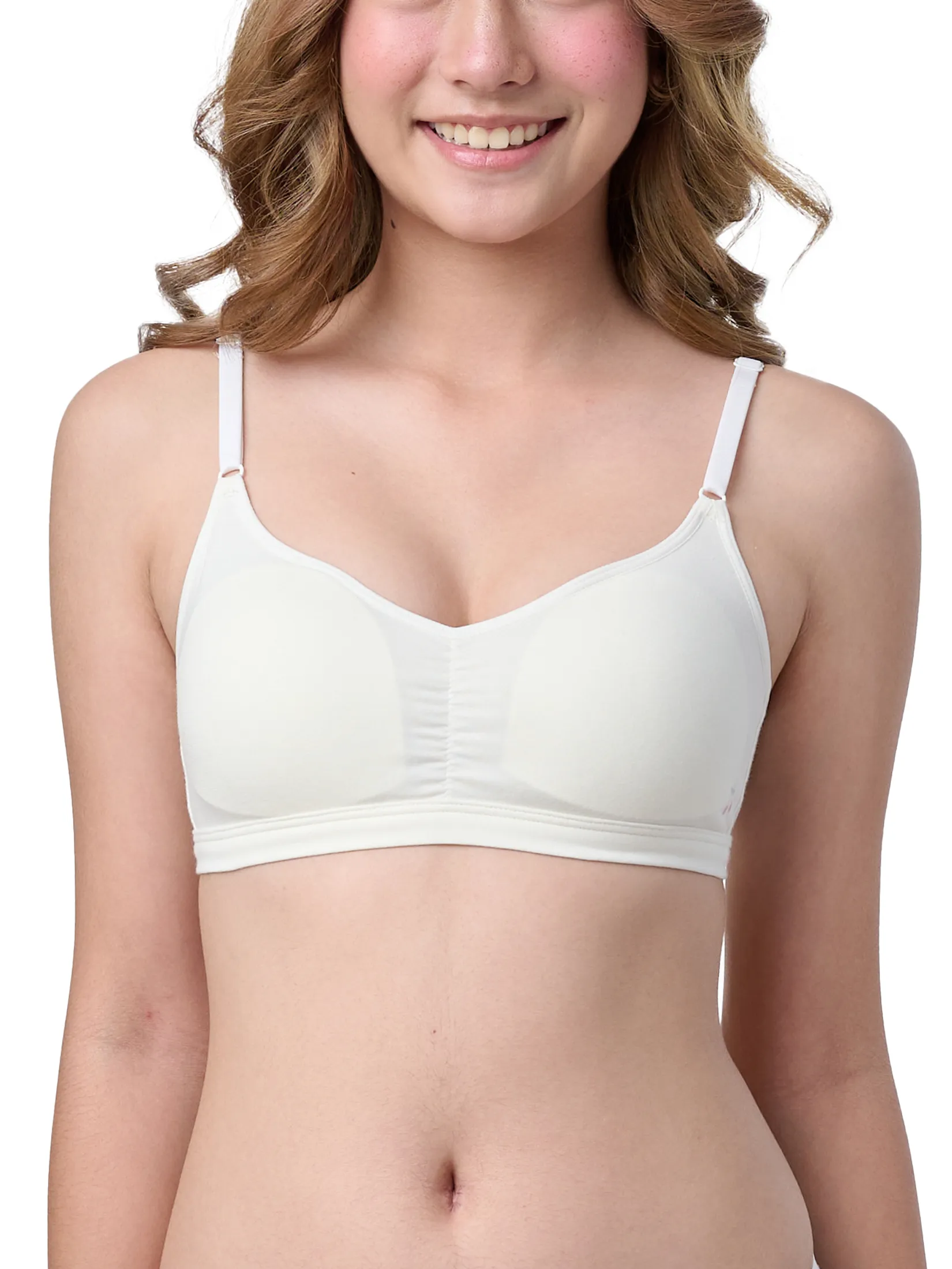 WACOAL Women Teen smart size bra Cream
