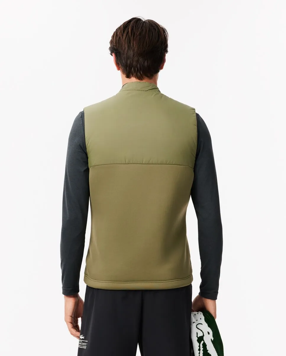 LACOSTE Sport Quilted Vest Green