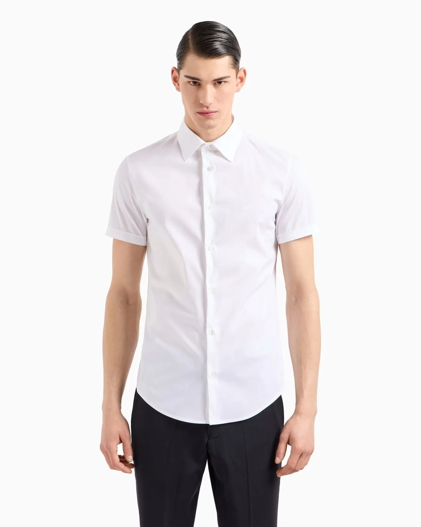 EMPORIO ARMANI Shirt Men 8N1C91-1NI9Z-0100 White
