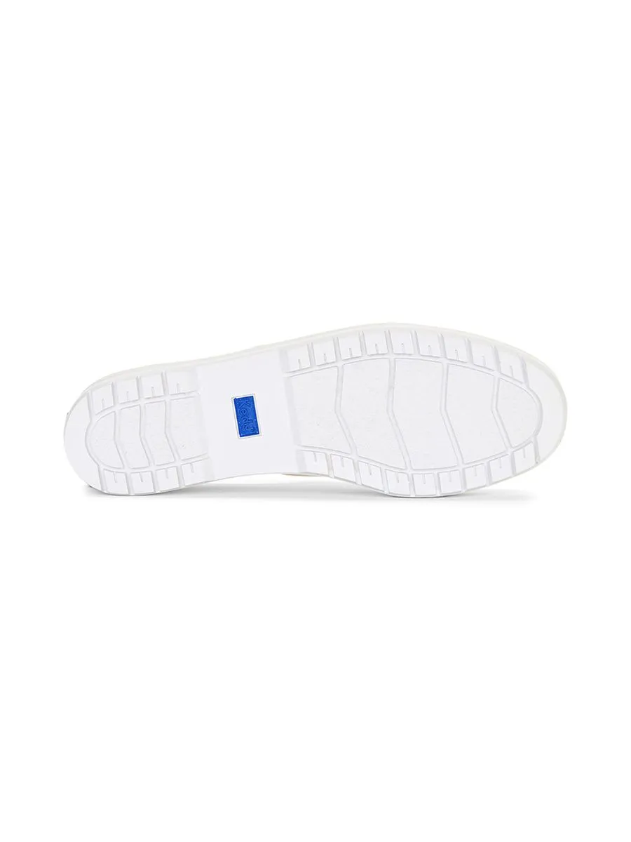 KEDS Women The Platform Lug Canvas Off White